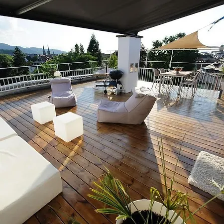 Apartment City Penthouse Mit Dachterrasse